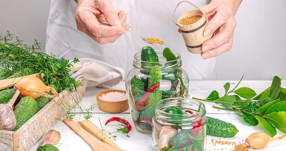 Seasonal home cooking ingredients